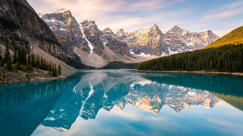 AI-generated illustration of banff national park